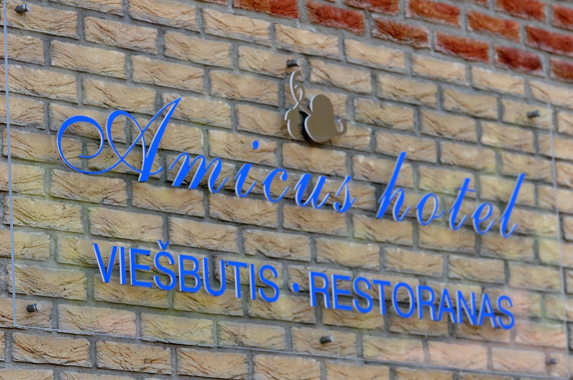 Amicus Hotel Vilnius Exterior foto